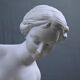 Important biscuit sculpture "The Bather" after Falconet – late 19th century.