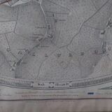 Large geometric map of the city of Florence, 1843