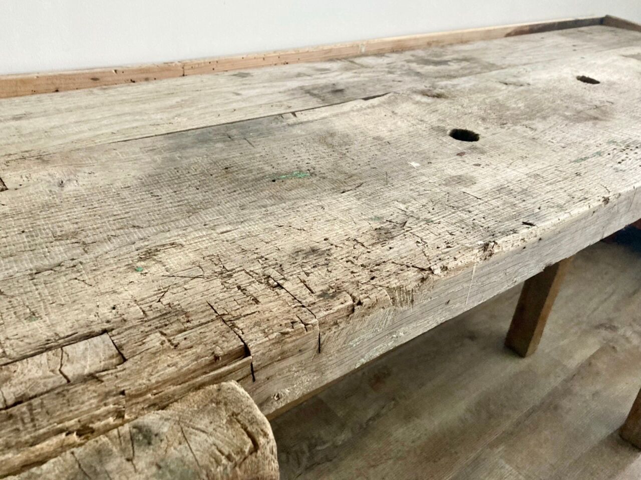 Authentic old workbench