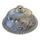 Glass dish and bell