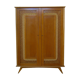 Cabinet vintage wood and rattan