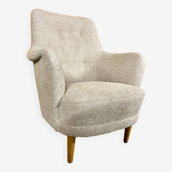 Swedish mid-century Samsas armchair by Carl Malmsten 1960s