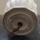 Ceiling lamp wall lamp old globe glass paste white model geometric decoration Ø 16 cm Art Deco 1930