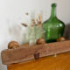 Coat rack hook in natural wood late 19th century