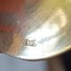 Box of 12 silver-plated metal teaspoons SFAM - Art Nouveau design (14.5)