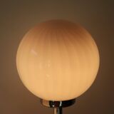 Lampadaire chrome 3 globes vintage