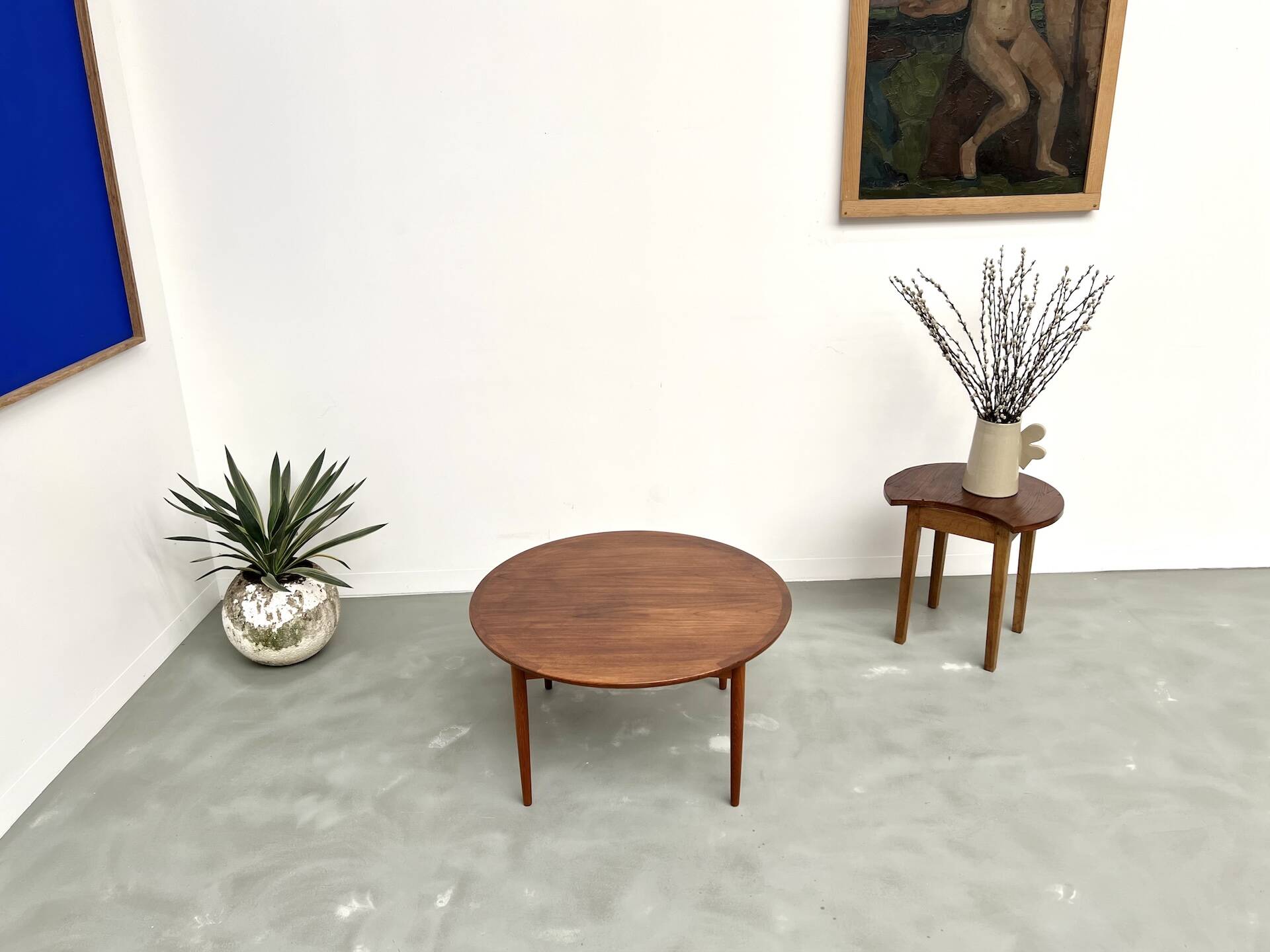 Table basse scandinave par Mobelintarsia, circa 1960