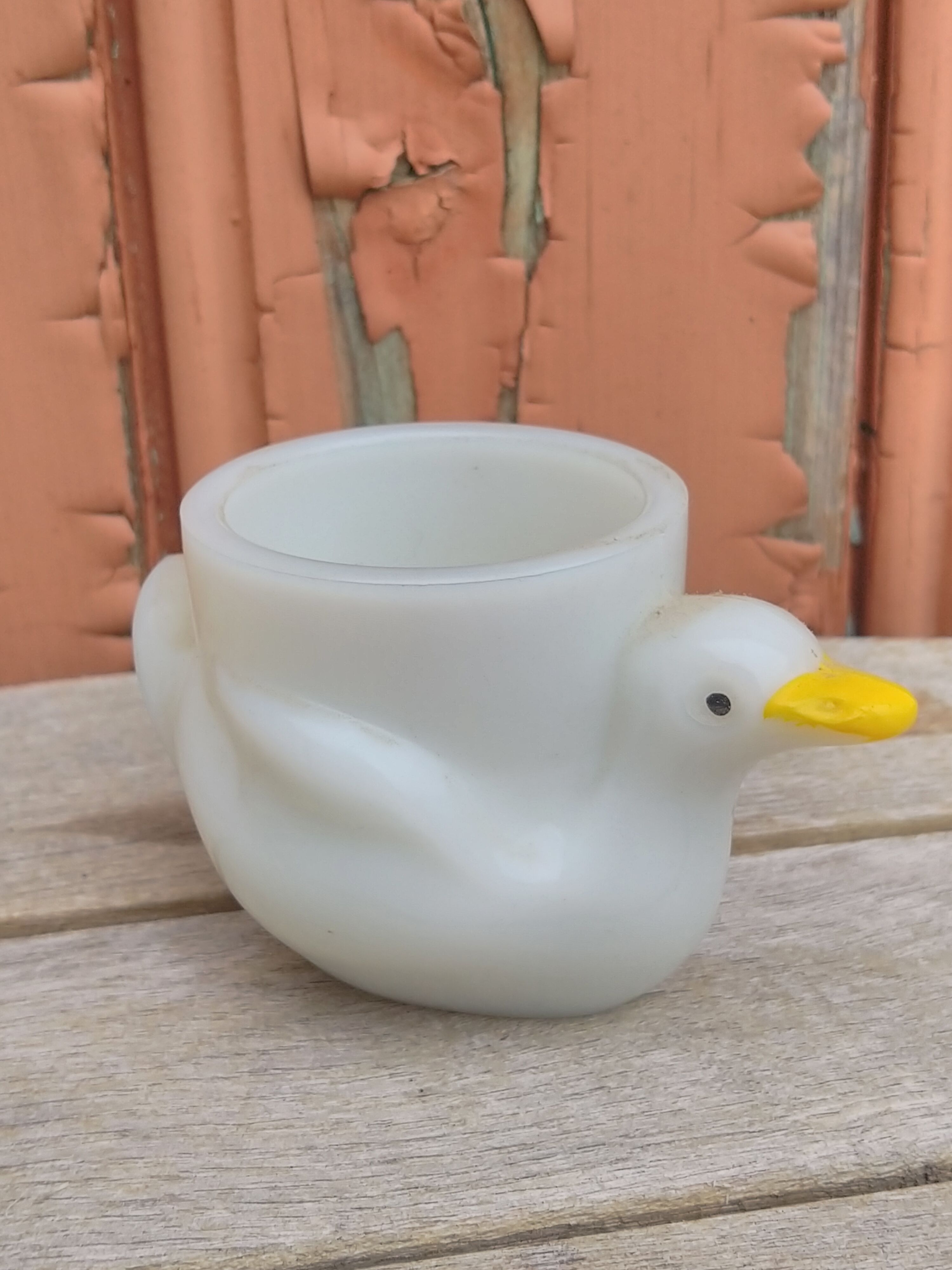 Coquetier vintage opalex forme canard