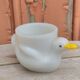 Coquetier vintage opalex forme canard