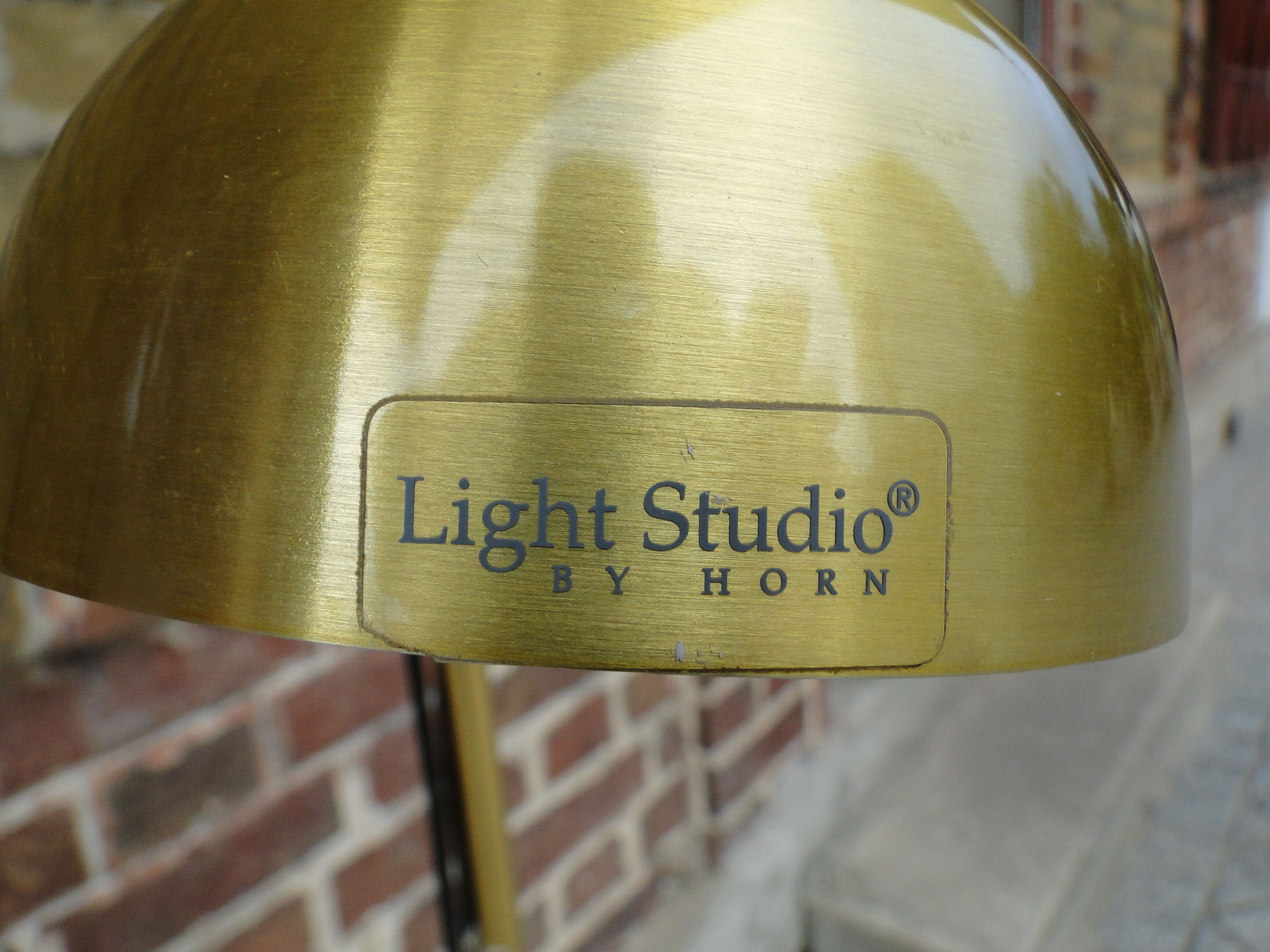 Scandinavian lamppost 2 spots from 1960