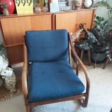 Vintage bamboo armchair