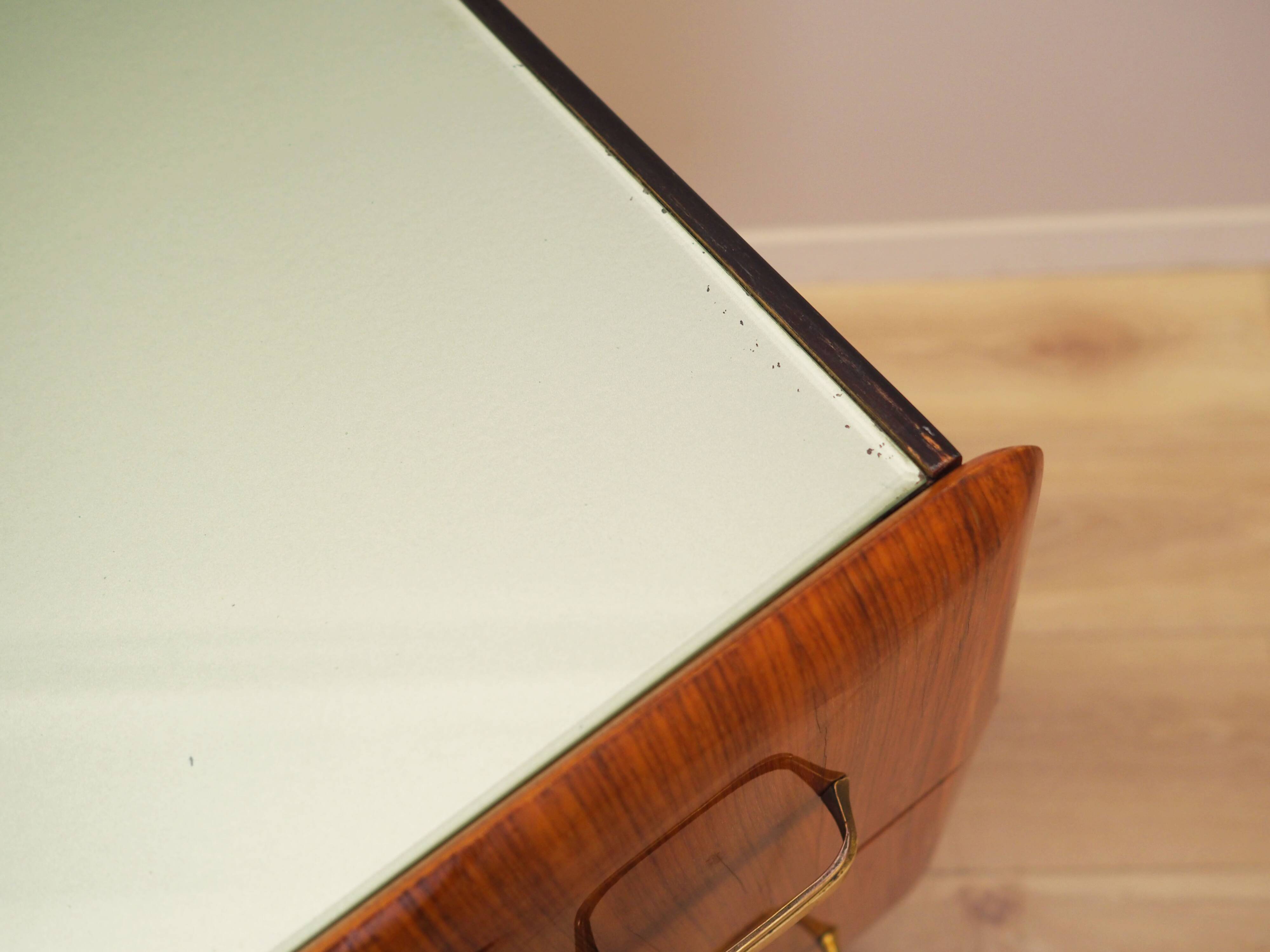 Mahogany chest of drawers, Italian design, 1960s, production: Italy