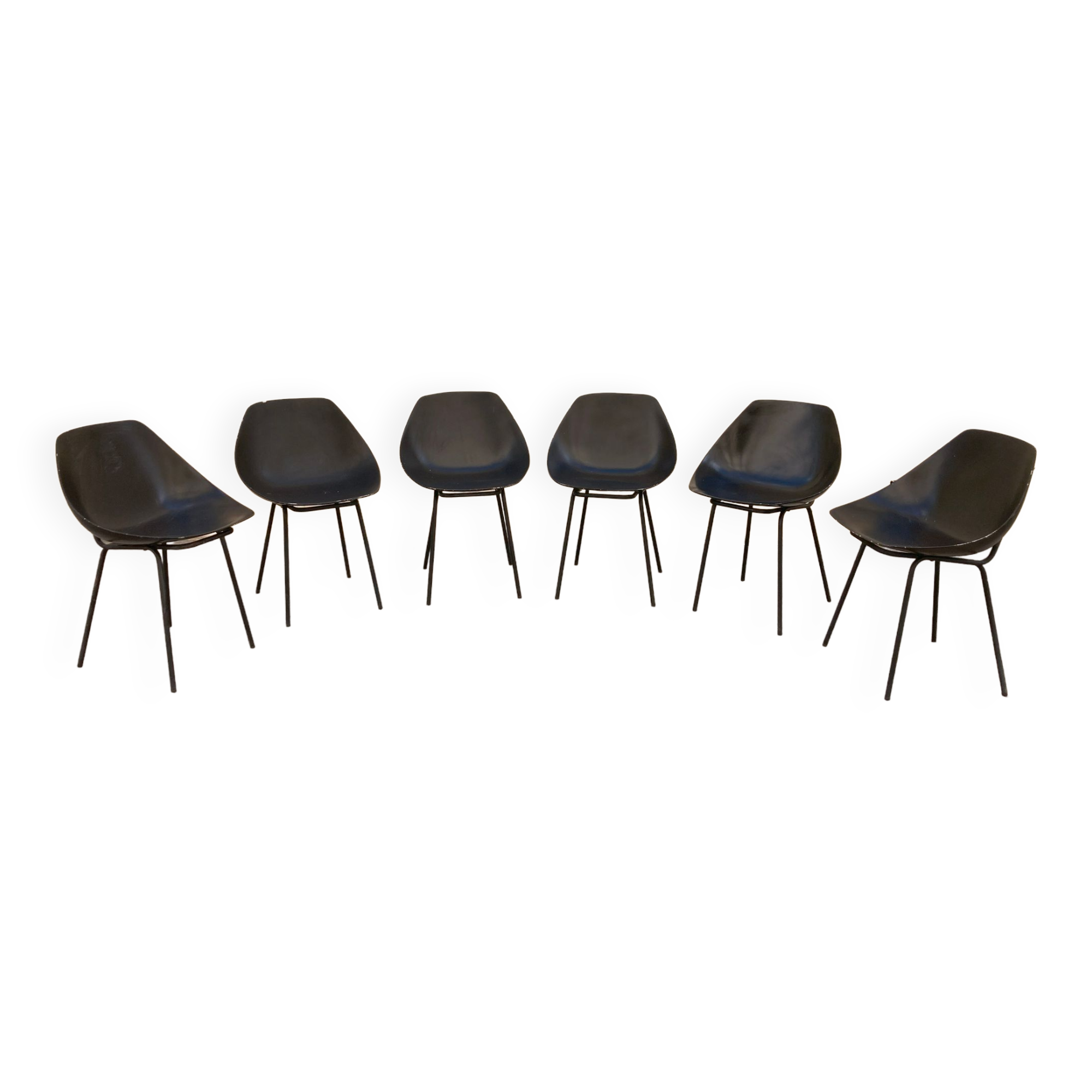 Shell chairs, Pierre Guariche 2000s edition