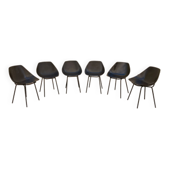 Chaises coquillage, Pierre Guariche édition années 2000