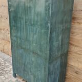 Ancien vaisselier Art déco en teck birman