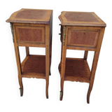 Pair of antique Louis XVI bedside tables