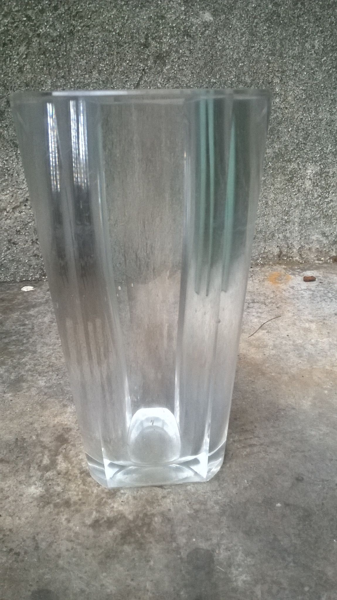 Vintage vase stamped "baccarat"
