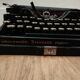 Typewriter Underwood Standard Portable 40 years