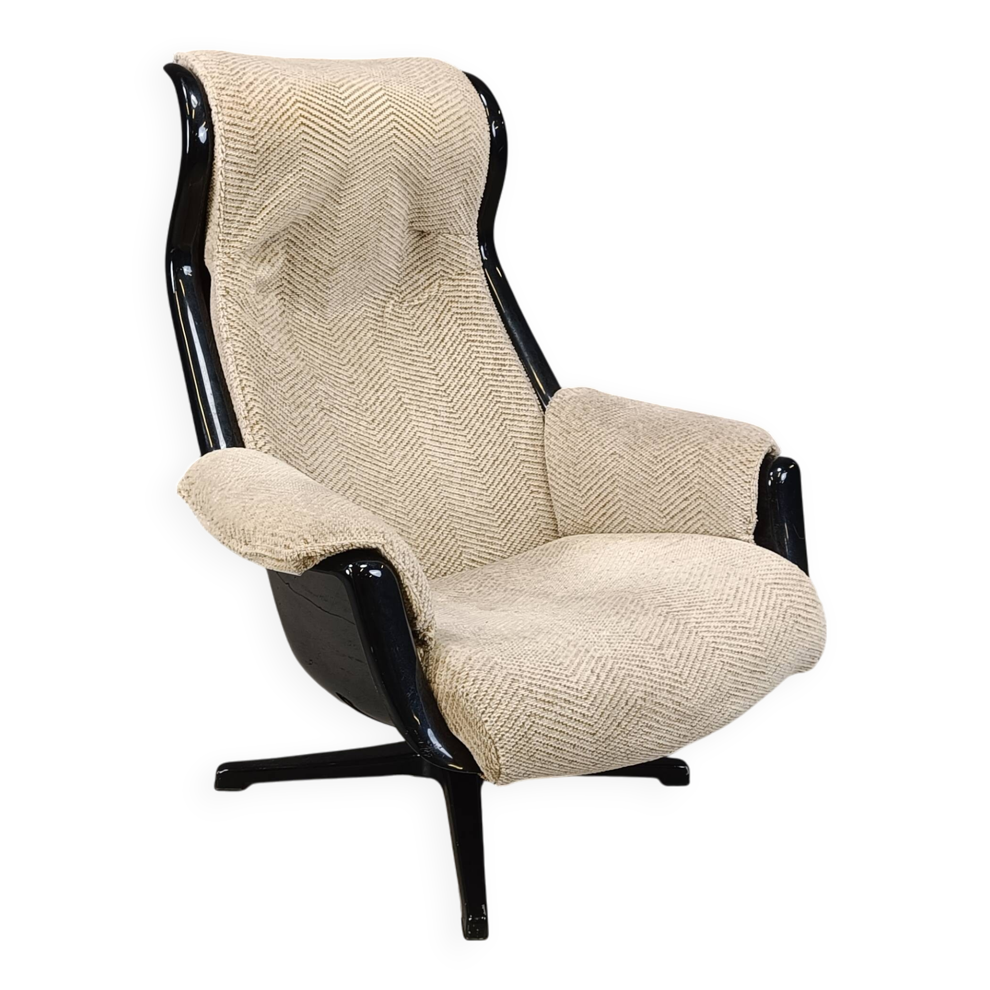 Mid-Century Space Age Galaxy Armchair by Alf Svensson for Dux, 1968