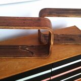 Czech Decorative Shelves attributed to Ludvik Volak , 1960s, Set of 3