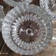 Lot de 7 verres à vin en cristal taillé