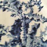 Trio of Gien soup plates – Chardon model in navy blue