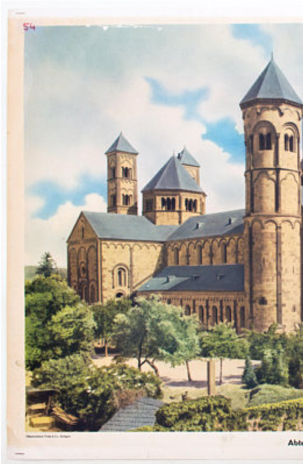 Église, « Abteikirche Maria Laach, grille éducatif, 1965