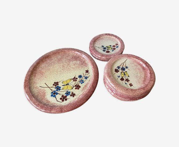 Service à gâteau vintage, 12 pièces