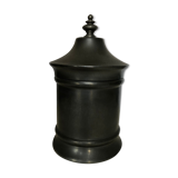 Covered tin pot