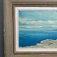 Oil on panel by M. Gibert 20th century rocky coast