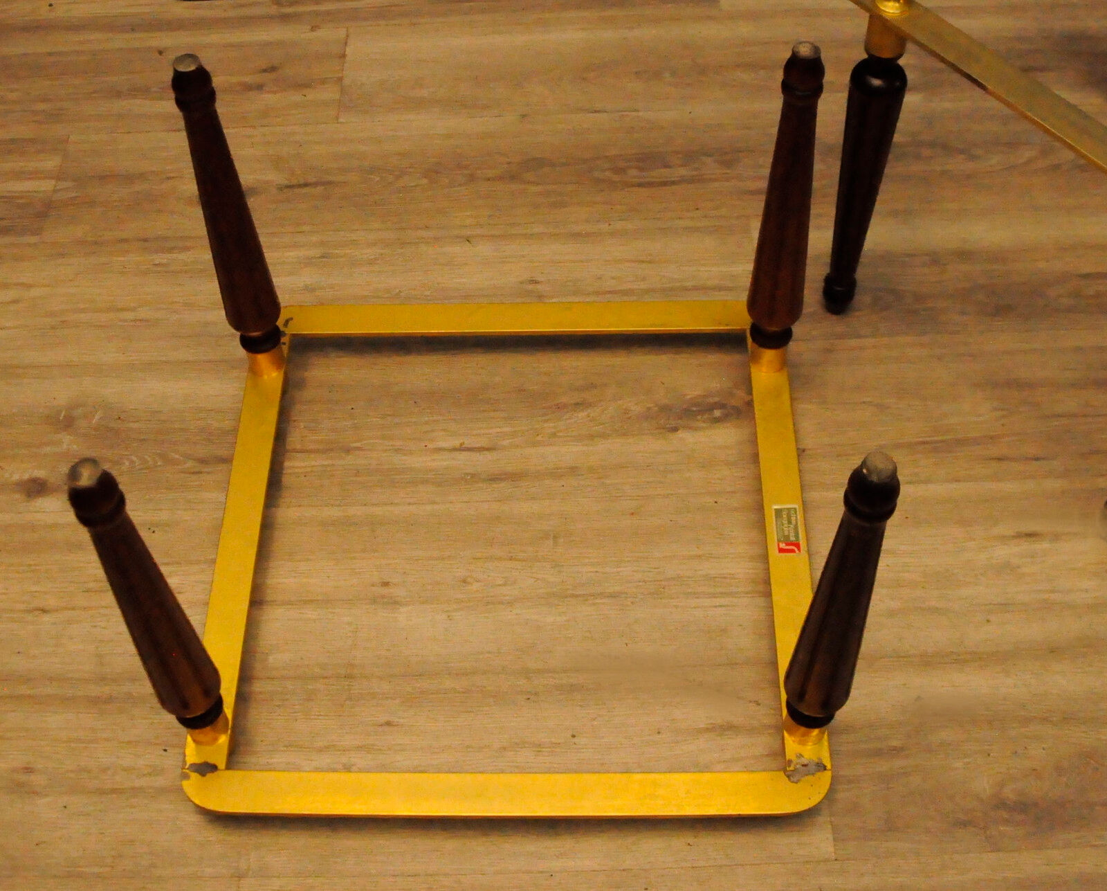 Pair of tables with crystal glass spiegel parsol, germany, 1970