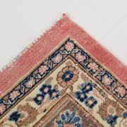 Tapis Persan Vintage Laine Noué Main, Rouge, Motifs Floraux, 291x384Cm