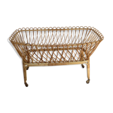 Baby vintage rattan bed