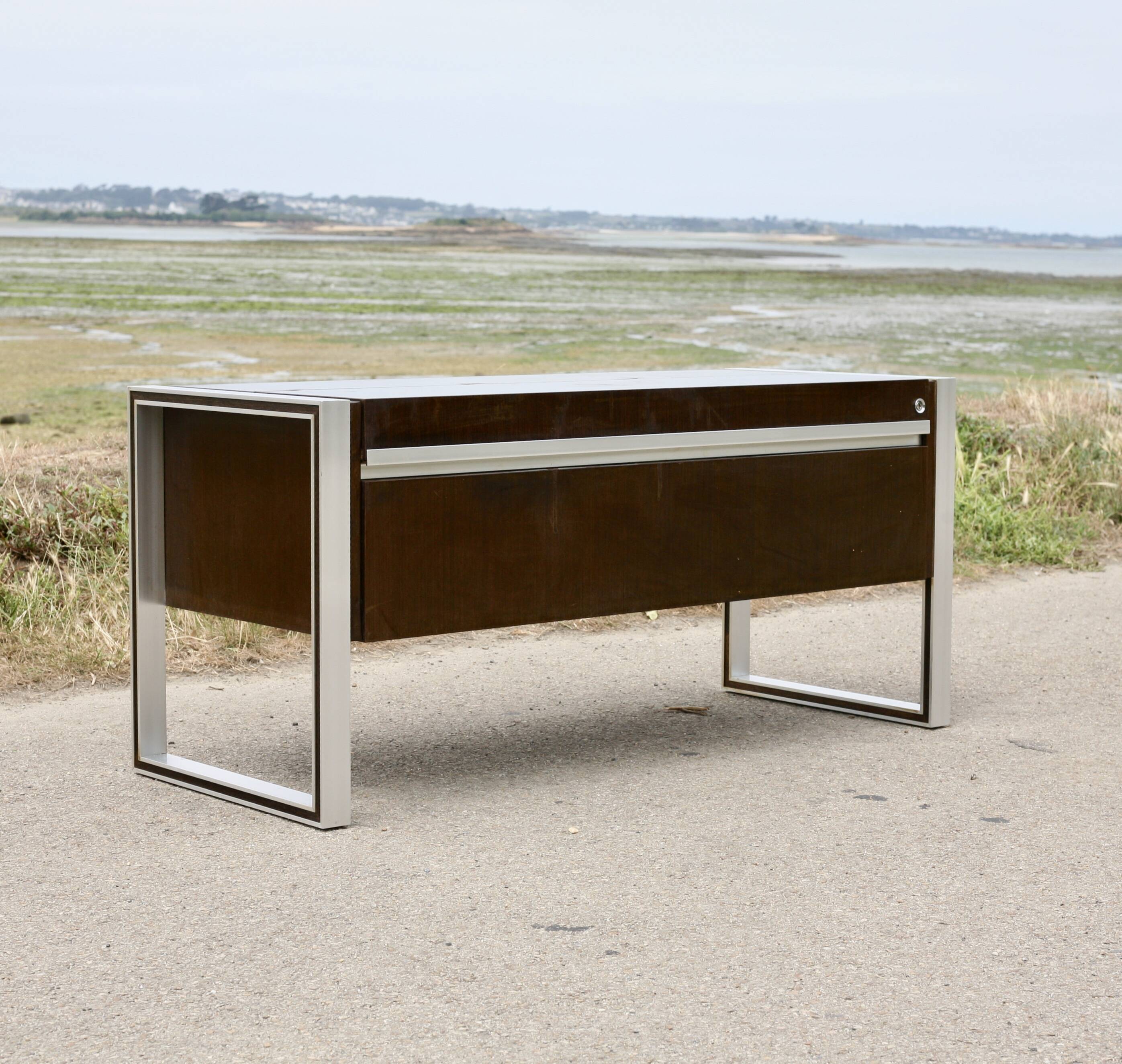 Claude Gaillard secretary sideboard, 1970s