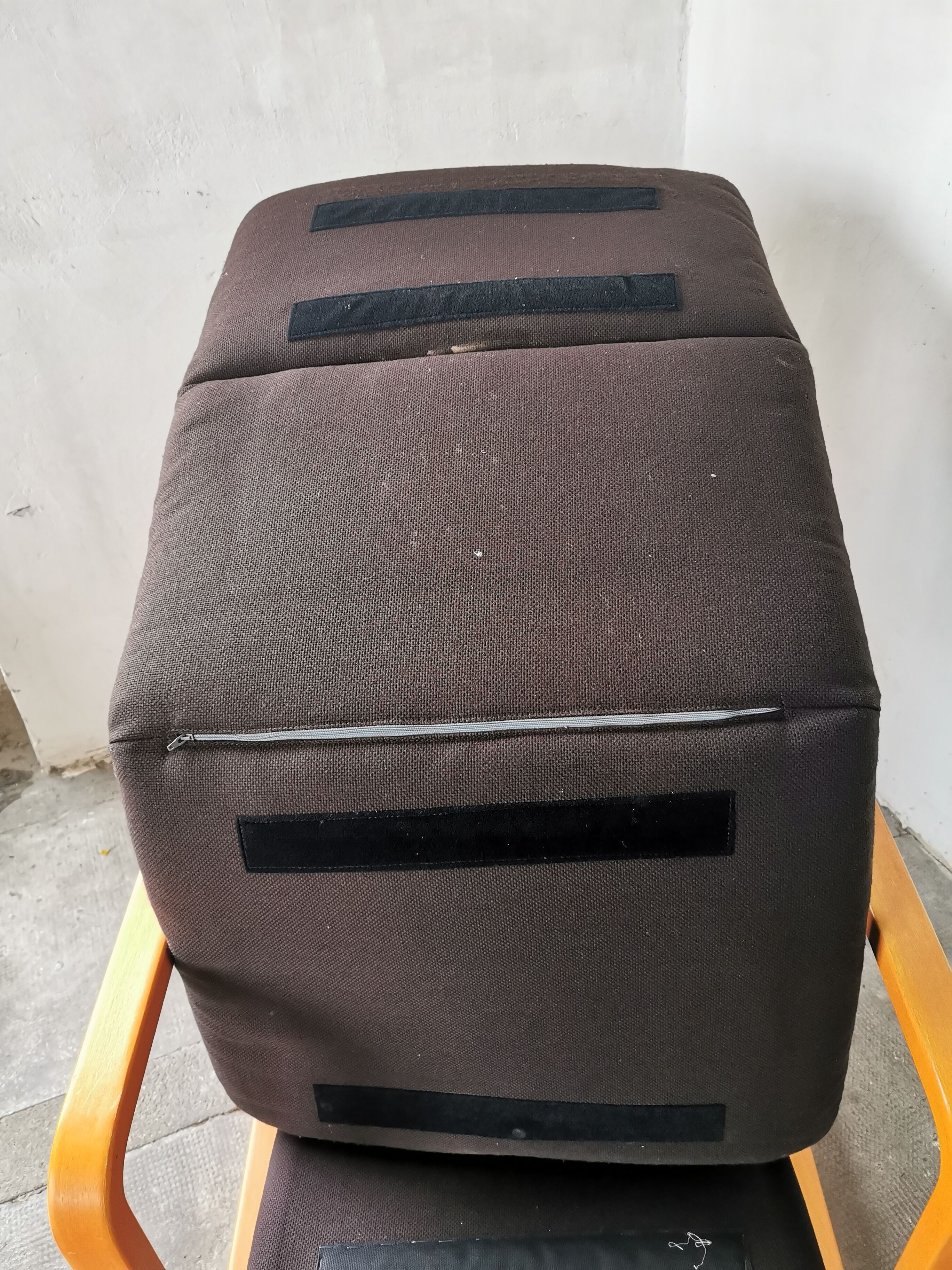 Curved wood armchair Wilkhahn 1980