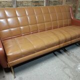 Vintage quilted sofa