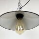 Industrial Petrol Enamel Factory Pendant Lamp, 1960s