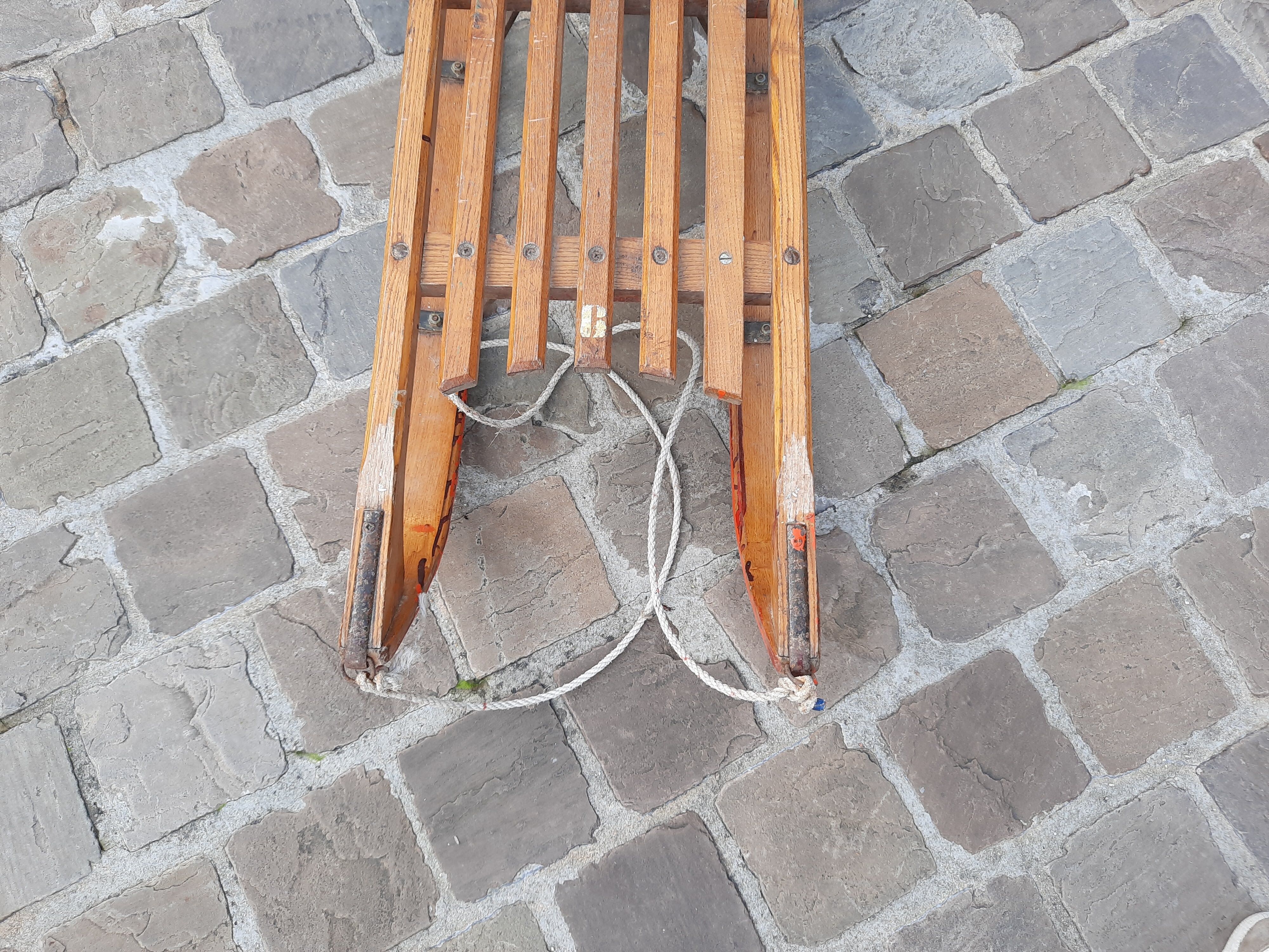 Old wooden sled
