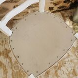 White patinated bistro chair