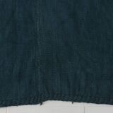 Navy Blue Pattern Handmade Kilim Rug, 128x235 Cm