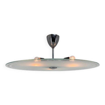 Large Bauhaus Functionalism Pendant, Art Deco, 1930s