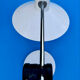 Articulated lamp in white colour.