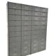 Set of 4 industrial column workshop furniture with Roneo flaps