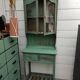 Vaisselier en bois vert
