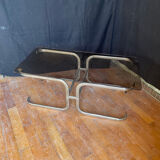 70s plexi coffee table
