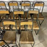 Lot de 13 chaises d'école stella