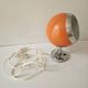 Orange Ball Lamp - Space Age - 1970s