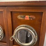Marine style shelf cabinet