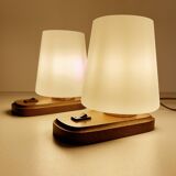 Pair of Scandinavian bedside lamps 60