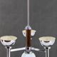 1930s Art Deco Chandelier, Czechoslovakia